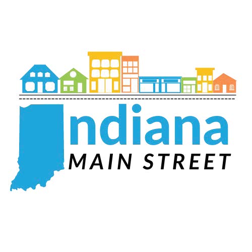 Indiana Main Street Logo OCRA Blue